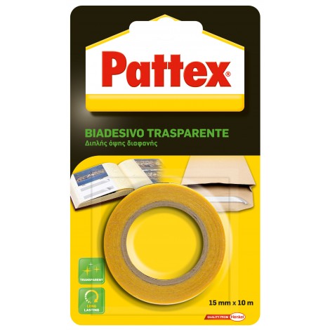 Nastro biadesivo Pattex trasparente 2857477
