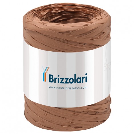 Nastro rafia sintetica 5mm x 200mt colore avana
