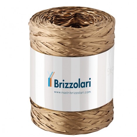 Nastro rafia sintetica 5mm x 200mt colore oro