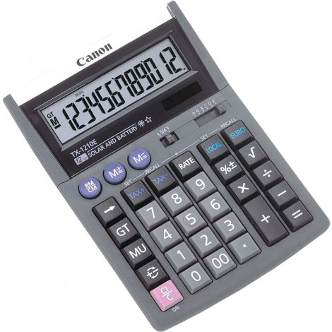 Calcolatrice da tavolo TX-1210E, display 12 cifre