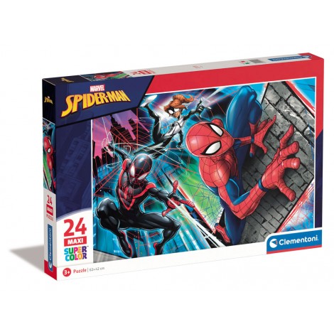 SpiderMan - Puzzle 24pz maxi (dimensione puzzle 62x42cm)