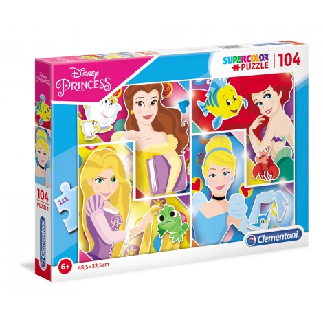 Principesse Disney 2020 - Puzzle 104pz super (dimensione puzzle 48,5x33,5cm)