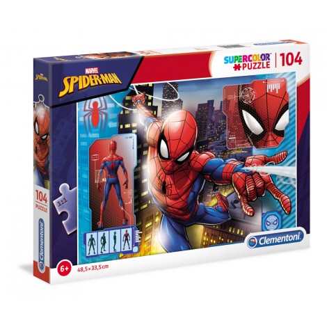 SpiderMan - Puzzle 104pz super (dimensione puzzle 48,5x33,5cm)