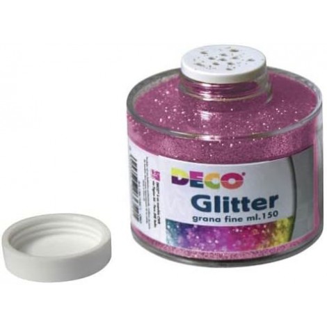 Glitter grana fine in barattolo con pratico tappo dosatore