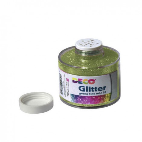 Glitter grana fine in barattolo con pratico tappo dosatore