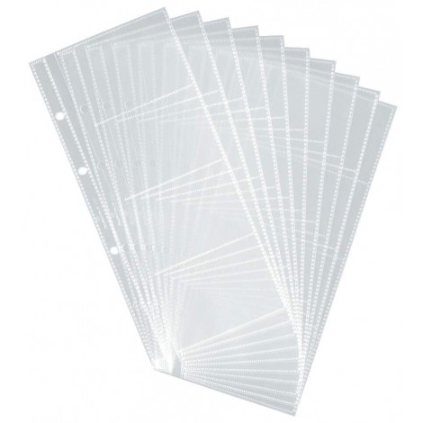Buste porta biglietti con 10 buste per 80 biglietti da visita formato 90x57mm