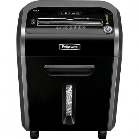 Powershred 79CI - Distruggidocumenti taglio a frammenti 4x38mm, distrugge carte di credito, clip, punti metallici e CD/DVD, per 1-3 utenti, sicurezza P4