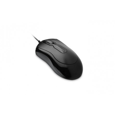 Mouse USB ambidestro con 3 tasti, sensore ottico da 800 DPI e lunghezza cavo 1,8mt - 1pz