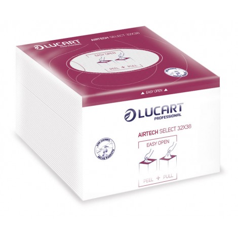 Asciugatutto Airtech piegato, riutilizzabile fino a 9 volte, 55 strappi, formato 32x38cm, 1 velo