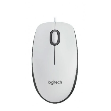 Mouse USB ambidestro con 3 tasti, sensore ottico da 1000 DPI e lunghezza cavo 1,8mt - 1pz