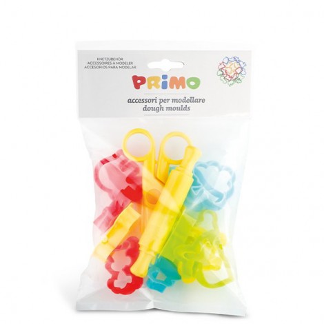 Set per rifinire, tagliare e lavorare al meglio la pasta da modellare, con in più tante formine creative.