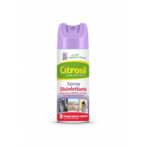 Disinfettante spray, elimina fino al 99,99% di batteri e germi da tutti i tessuti di arredo e dalle superfici. Essenza di lavanda