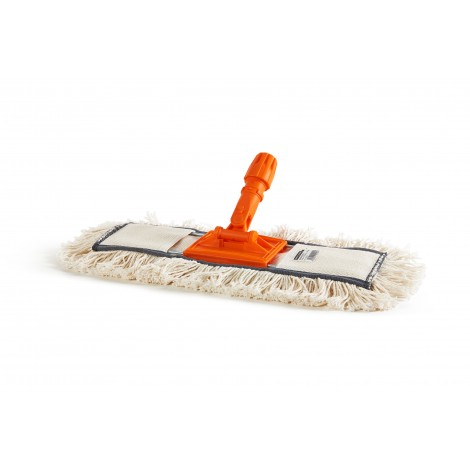 Scopa raccoglipolvere con frange in cotone, 60cm