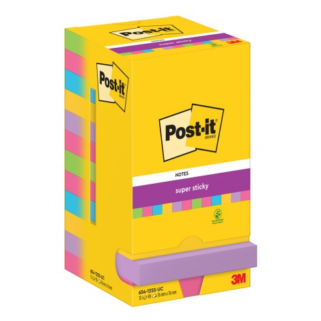 Foglietti 654 ultracolor (verde neon, fucsia, blu, giallo, pervinca) - Prezzo singolo, ord. minimo 12pz