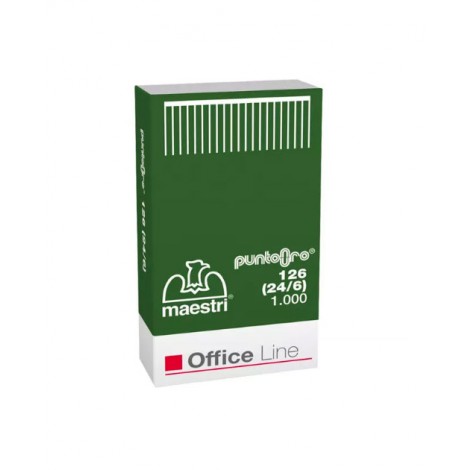 Scatola 10000 punti in filo metallico, lunghezza gamba 12mm per cucire fino a 40 fogli - Prezzo singolo, ord. minimo 10pz