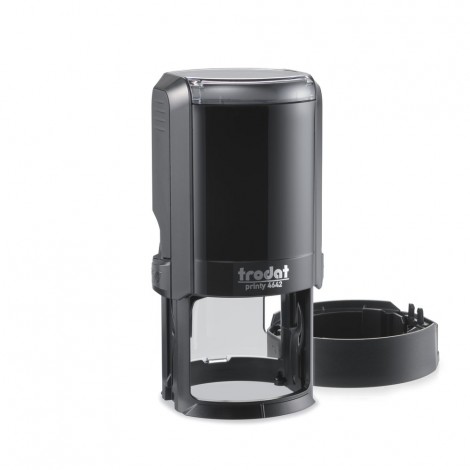 Timbro 4642 autoinchiostrante, dimensioni piastra Ø 42mm, climaticamente neutro e struttura in materiale plastico riciclato - 1pz