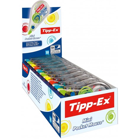 Correttore TIPP-EX MINI POCKET MOUSE FASHION 5mm x 6m
