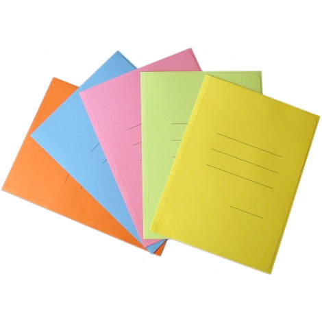 Zaffiro - Cartellina in cartoncino a 3 lembi, rigatura all`esterno, 200gr colore azzurro 25x33cm