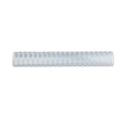 GBC CombBind - Dorsi plastici a spirale per rilegatura formato A4, 21 anelli, rilega fino a 390 fogli dorso 45mm colore bianco