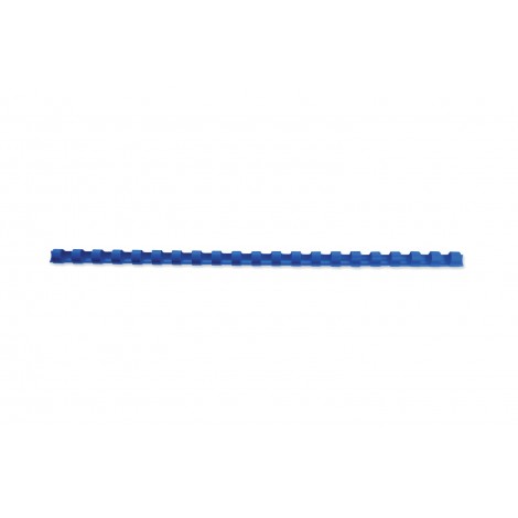GBC CombBind – Dorsi plastici a spirale  per rilegatura formato A4, 21 anelli, rilega fino a 125 fogli dorso 14mm colore blu