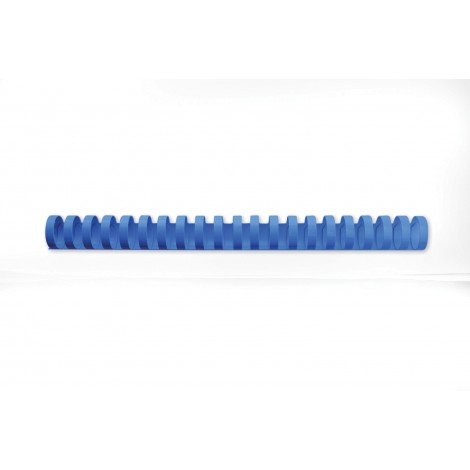 GBC CombBind - Dorsi plastici a spirale per rilegatura formato A4, 21 anelli, rilega fino a 165 fogli dorso 19mm colore blu