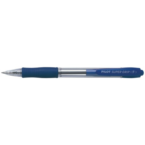 Supergrip G – Penna a sfera ricaricabile con livello d`inchiostro visibile, punta 1,6mm colore rosso - Prezzo singolo, ord. minimo 12pz