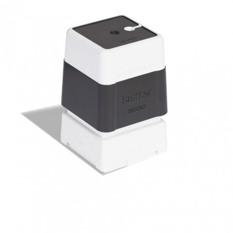 PR3030B6P - Timbro preinchiostrato, formato 30x30mm, per Brother SC-2000 STAMP CREATOR colore nero - Prezzo singolo, ord. minimo 6pz