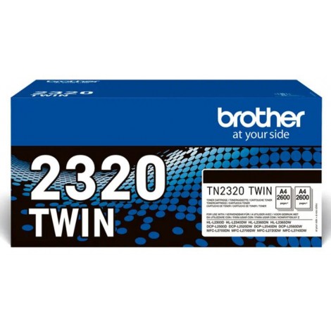 TN2320TWIN toner Twinpack nero per HL L2300D (2x2.600pg) 1Conf.