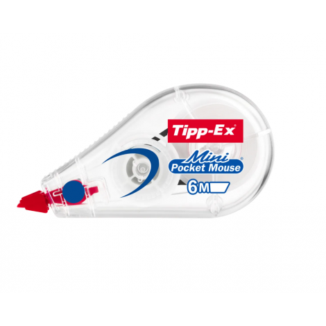 Correttore TIPP-EX MINI POCKET MOUSE a nastro 5mm x 6m - 10 pezzi