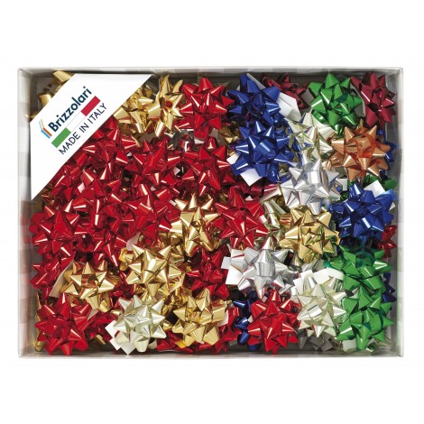 Brizzolari Splendid 6870 – Coccarda in nastro  5mm x Ø25mm, dimensione piccola, in barattolo