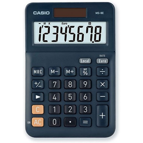Calcolatrice da tavolo MS-8E, display 8 cifre