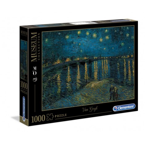 Museum, Van Gogh Starry night over the Rhone - puzzle 1000pz (dimensioni puzzle 69x50cm)