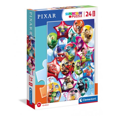 Pixar Party - puzzle 24pz maxi (dimensioni puzzle 62x42cm)