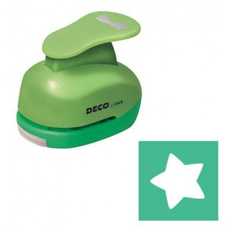 Fustella STELLA 25mm (perforatori) per carta e cartoncino disponibili in molteplici soggetti e misure. le fustelle deco possono essere utilizzate anche dai bambini in assoluta sicurezza in quanto la lama rimane nascosta nella struttura
