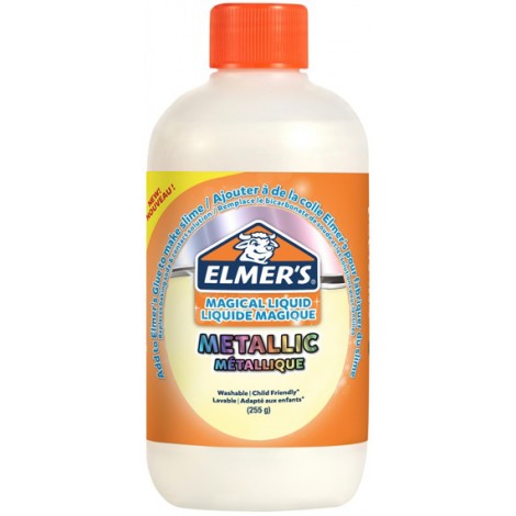Magic liquid METALLIZZATO - Elmer`S Magical Liquid (259ml) che miscelato con la colla permette di creare in maniera veloce uno Slime.