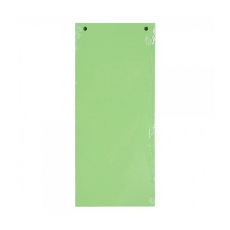 Exacompta Intercalari orizzontali Forever, verde - Divisore in cartoncino, formato 105x240mm, 180gr - 100pz