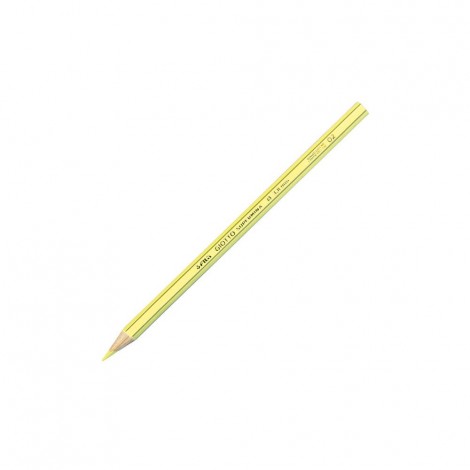 Astuccio pastelli SUPERMINA - Astuccio con 12 pastelli, forma esagonale e diametro 7,6mm, lunghezza 18cm, mina ricca di pigmenti colore giallo limone
