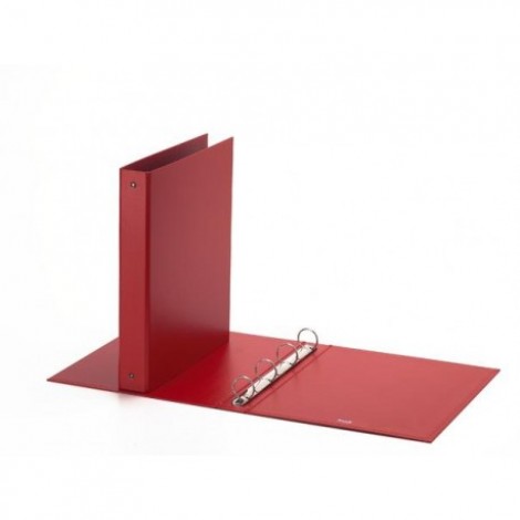 Favorit Raccoglitore EUROPA 22x30cm d. 3 cm rosso - Raccoglitore a 4 anelli tondi da 30mm, 30x22cm - 1pz