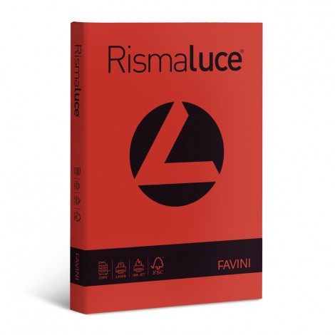 Rismacqua - Carta A3, 125fg colore rosso - 1pz