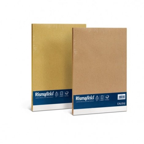 Rismafield - Carta colore giallo, A4, 100 fogli, 90gr - 1pz