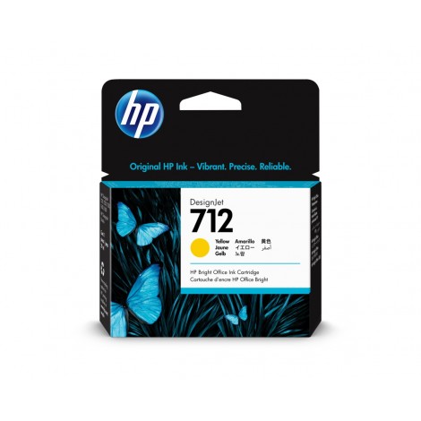 N712 cartuccia giallo per HP DESIGNJET T 210 (29ml) 1pz