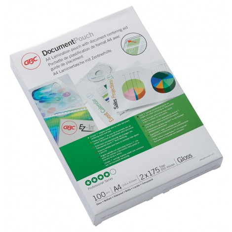 GBC Pouches A4, finitura lucida, 175 micron - 1conf.