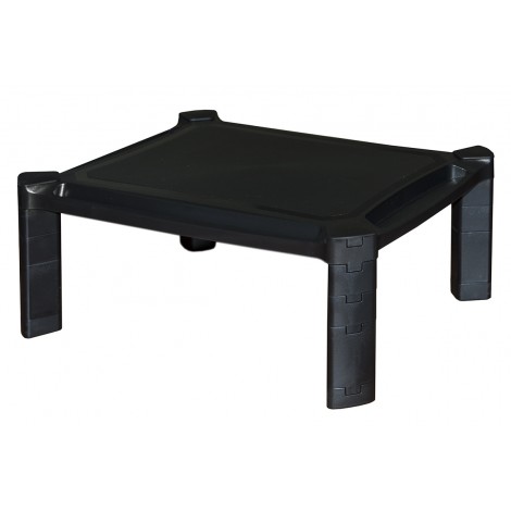 Supporto per monitor - Supporto regolabile in altezza togliendo o aggiungendo sezioni delle gambe di supporto, altezza massima 168mm, sostiene fino a 10kg - 1pz