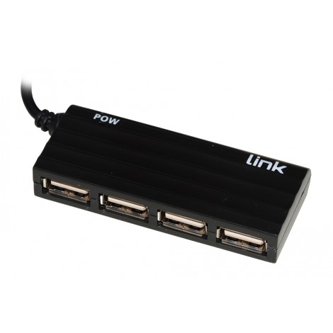 Multiporta con 4 porte USB 2.0, cavo incluso da 80cm - 1pz