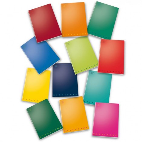 Pigna Monocromo - Maxi quaderno - Punto metallico e copertina in cartoncino da 240gr trattata a vernice consigliato ragioneria - Prezzo singolo, ord. minimo 10pz