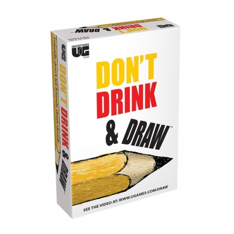 Don't drink and draw - Il party game dove tutti disegnano e indovinano contemporaneamente! I giocatori dovranno pescare una carta Personaggio, Azione e Luogo e disegnare la combinazione che ne esce fuori. Il risultato e` davvero esilarante ed e` ancor piu` divertente vedere gli altri giocatori cercare di indovinare che cosa si e` disegnato!
