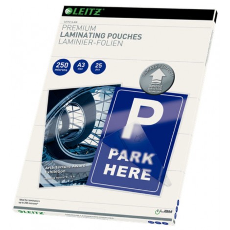 Leitz iLam UDT – Pouches A3, finitura lucida, 250 micron - 1conf.