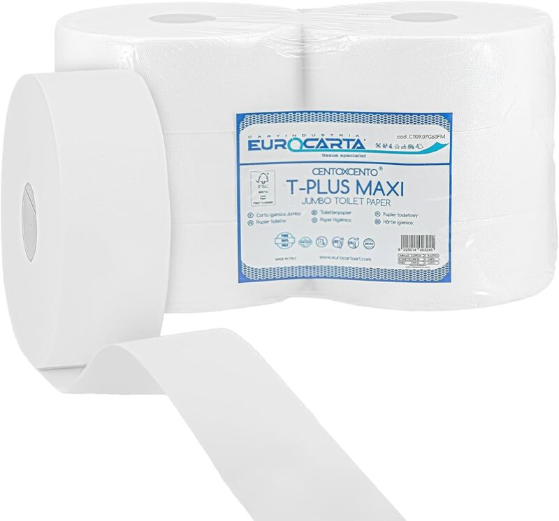 Carta igienica T PLUS MAXI conf. da 6 rotoli