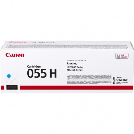 055H Toner ciano per Canon  I-SENSYS LBP 660 (5.900pg) 1pz