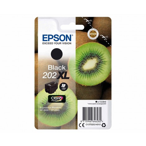 C13T02G14010 T02G1 cartuccia nero per Epson EXPRESSION PREMIUM XP 6000 (13,8ml) 1pz
